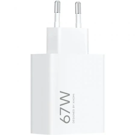 Xiaomi Mi Hyper Charger 67W USB-A Blanco Xiaomi Mi Hyper Charger 67W USB-A Blanco
